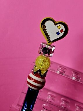 NFL Pittsburg Steelers Sparkly/Blingy Custom Created Super Fan Pen